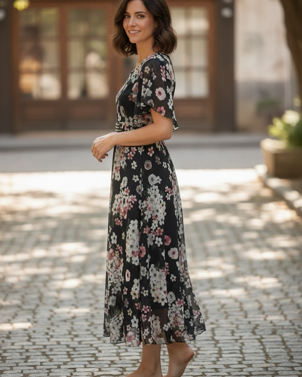 Chiffon long kurti