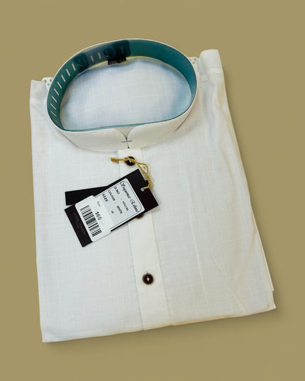 Cotton white kurta pajama