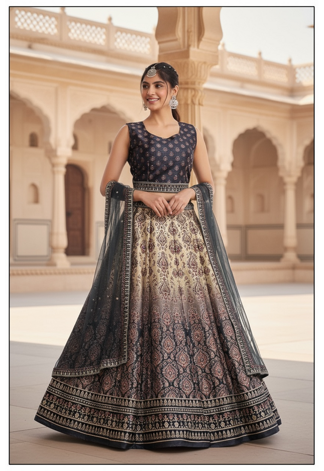 Silk lehenga Choli set