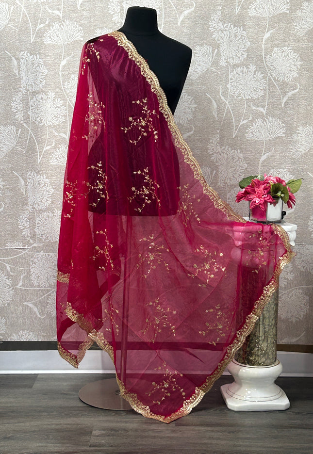 Heavy work dupatta