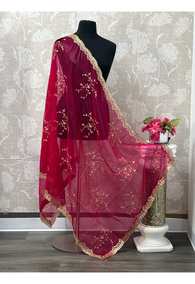 Heavy work dupatta