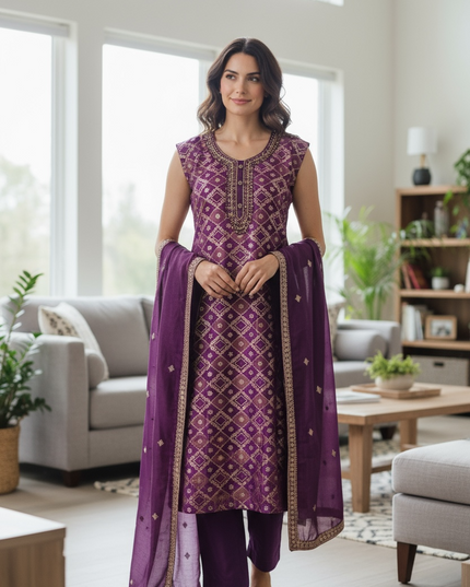 Banarasi salwar kameez set