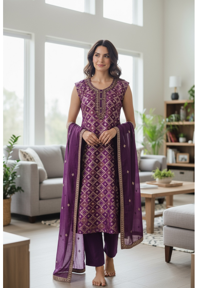 Banarasi salwar kameez set