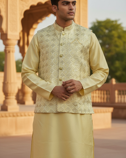 Silk kurta pajama set