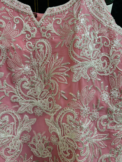 Embroidered sharara suit by Kurti Connection USA