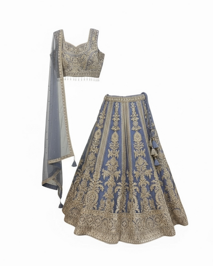 Light blue lehenga Choli set