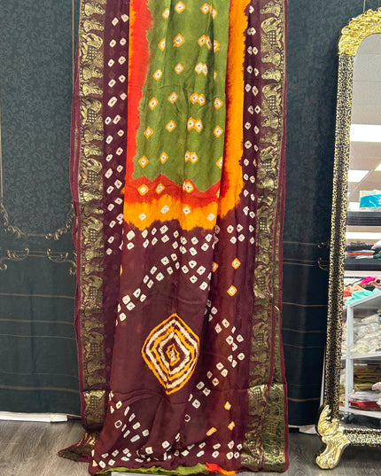 Bandhani saree