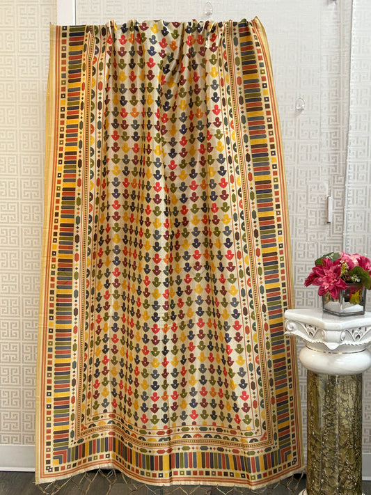 Silk dupatta : digital print