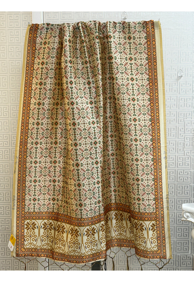 Silk dupatta : digital print