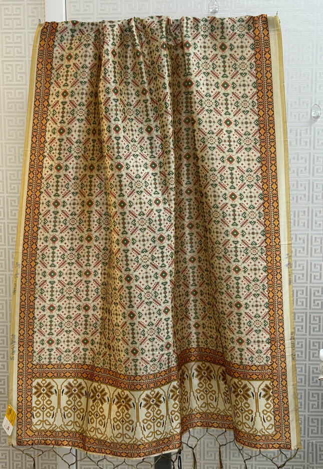 Silk dupatta : digital print