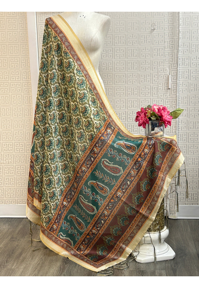 Silk dupatta : digital print
