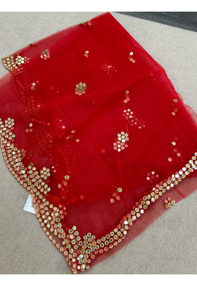 Fancy net dupatta