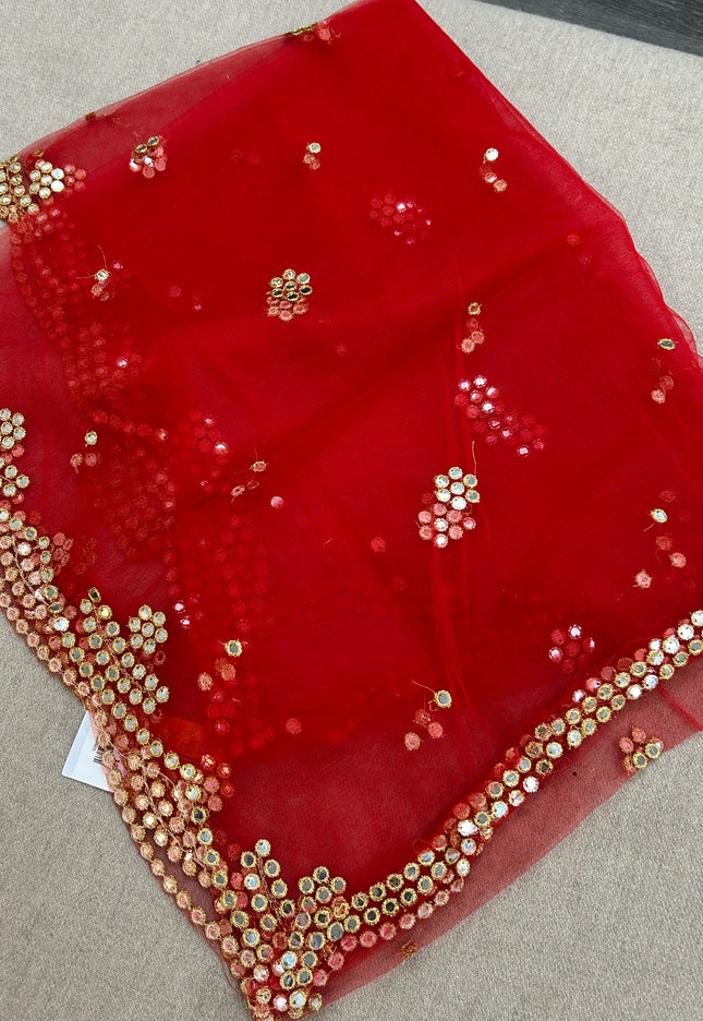 Fancy net dupatta