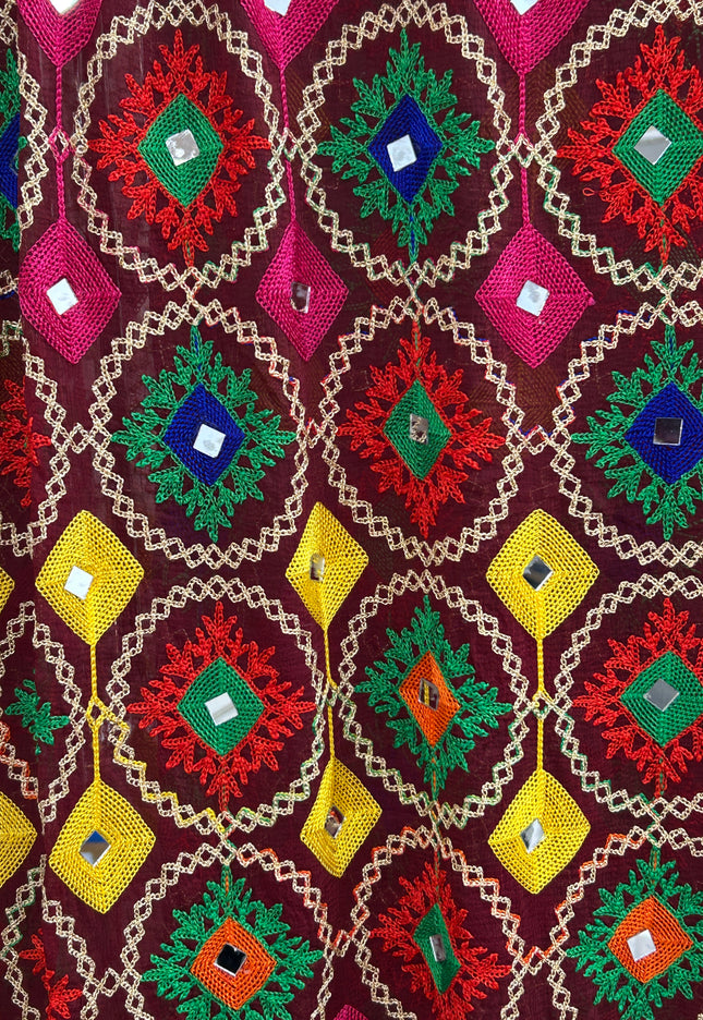 Phulkari work dupatta