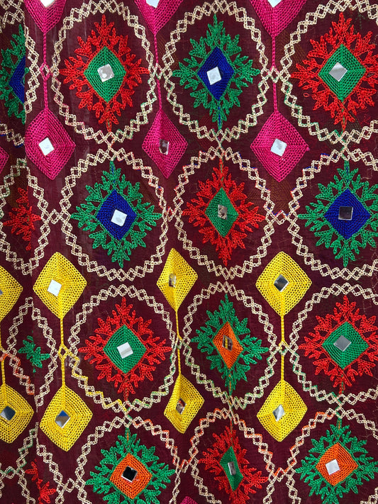Phulkari work dupatta