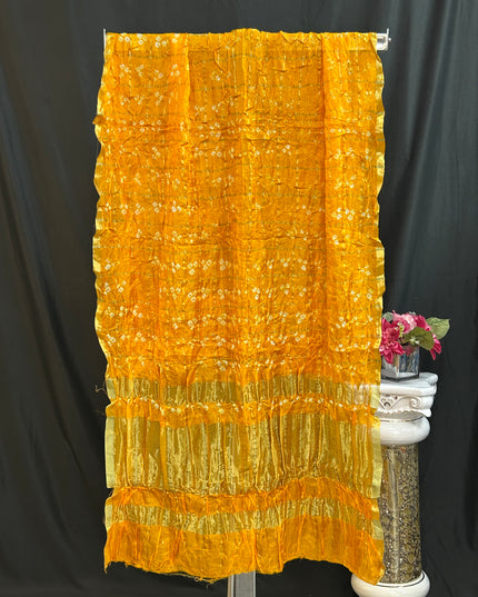 Bandhani dupatta : yellow