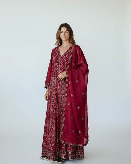 Designer long gown / Indo western