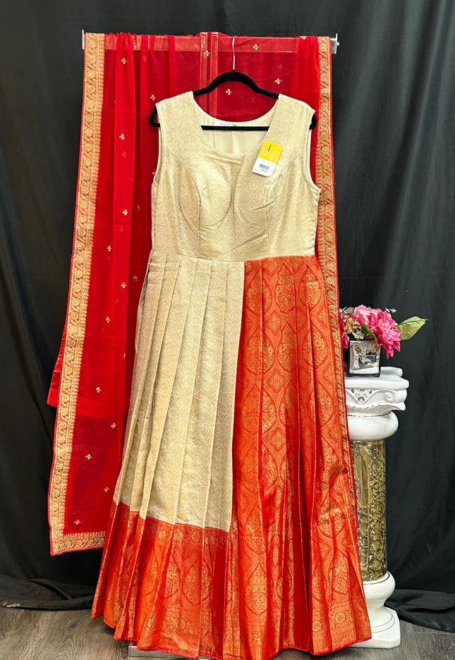 Kanjeevaram silk heavy long gown