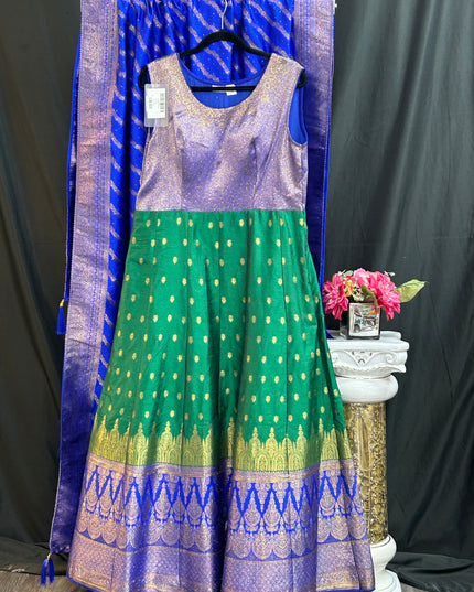 Kanjeevaram silk heavy long gown