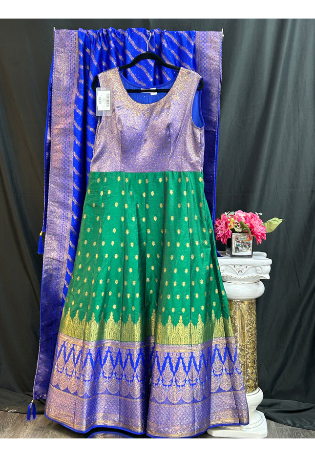 Kanjeevaram silk heavy long gown