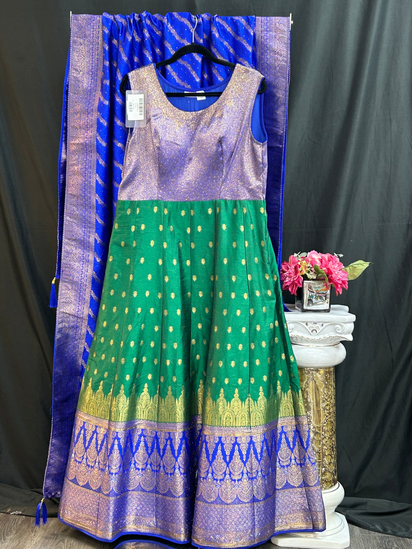 Kanjeevaram silk heavy long gown