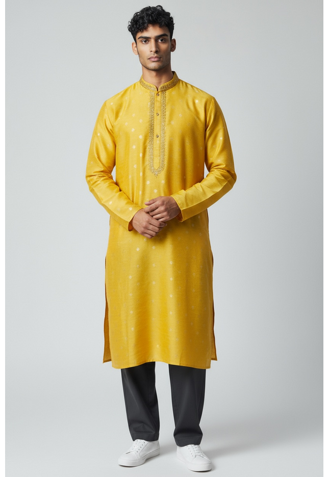 Silk kurta pajama set