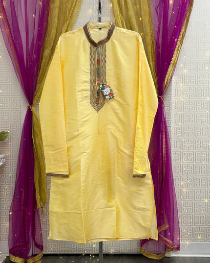 Light gold kurta pajama set