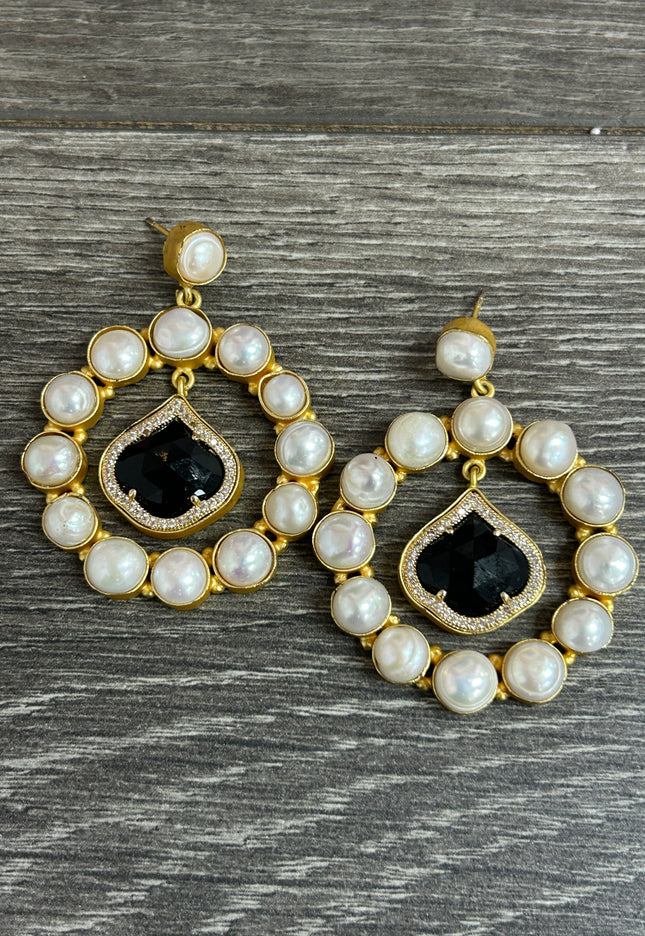 Fresh water pearl earrings