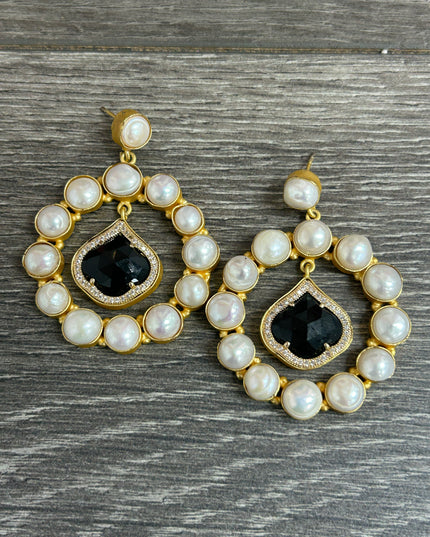 Fresh water pearl earrings