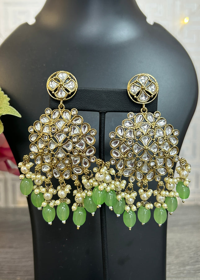 Kundan earrings