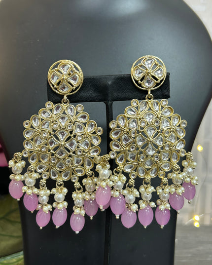 Kundan earrings