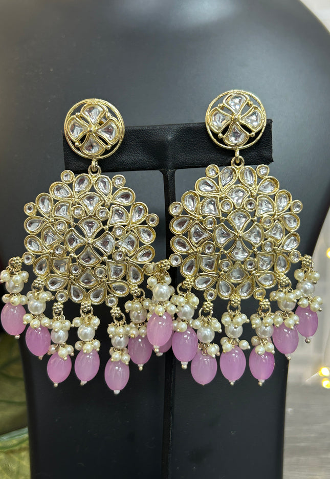 Kundan earrings