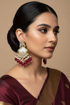Mother of Pearl earrings by Kurti Connection USA