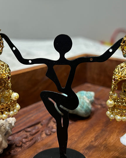 Temple jewelry/ Lakshmi earrings