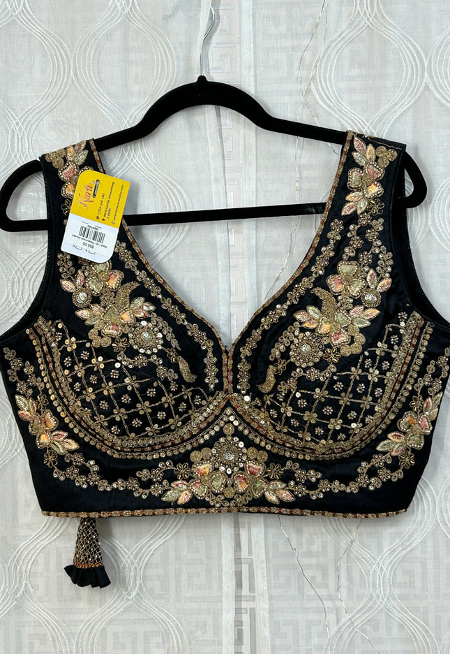 Heavy work blouse : readymade blouse / sleeves available