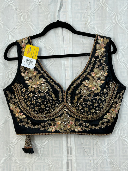 Heavy work blouse : readymade blouse / sleeves available by Kurti Connection USA