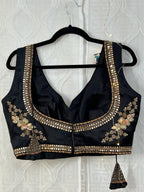 Heavy work blouse : readymade blouse / sleeves available by Kurti Connection USA
