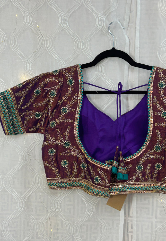 Heavy embroidery work blouse