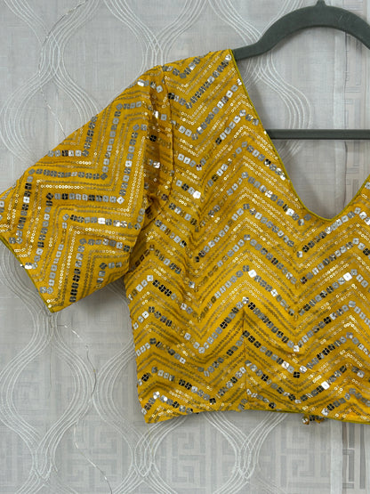 Sequin work blouse