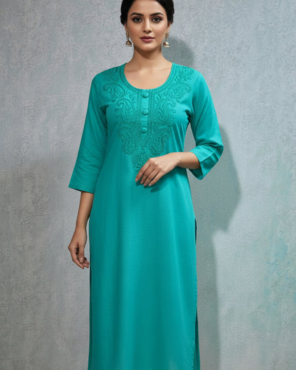Kurti Collection From Kurti Connection USA Elegant Embroidered Kurti For Women
