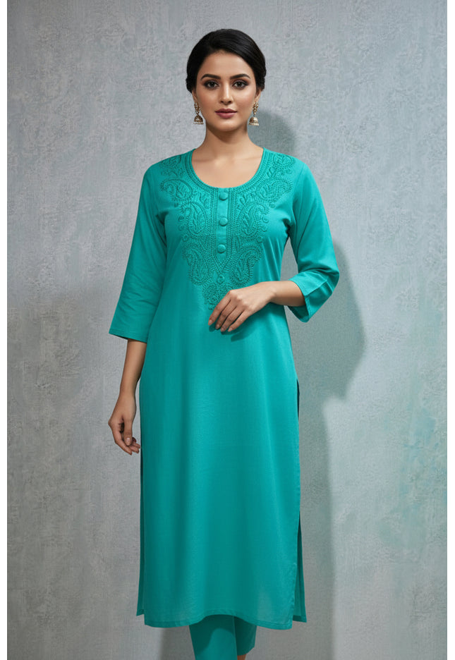 Kurti Collection From Kurti Connection USA Elegant Embroidered Kurti For Women