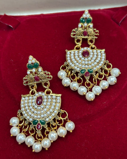 Pearl earrings