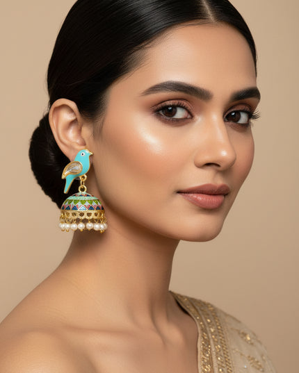 Small size jhumki earrings