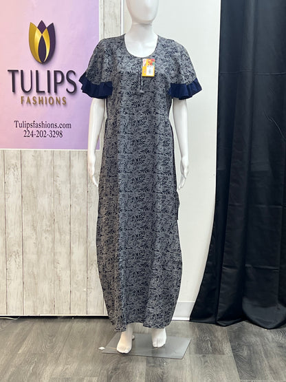 Rayon nighty / Indian night wear by Kurti Connection USA