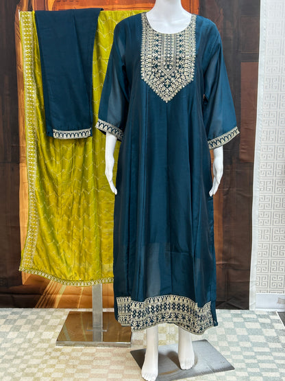Anarkali Kurti set by Kurti Connection USA