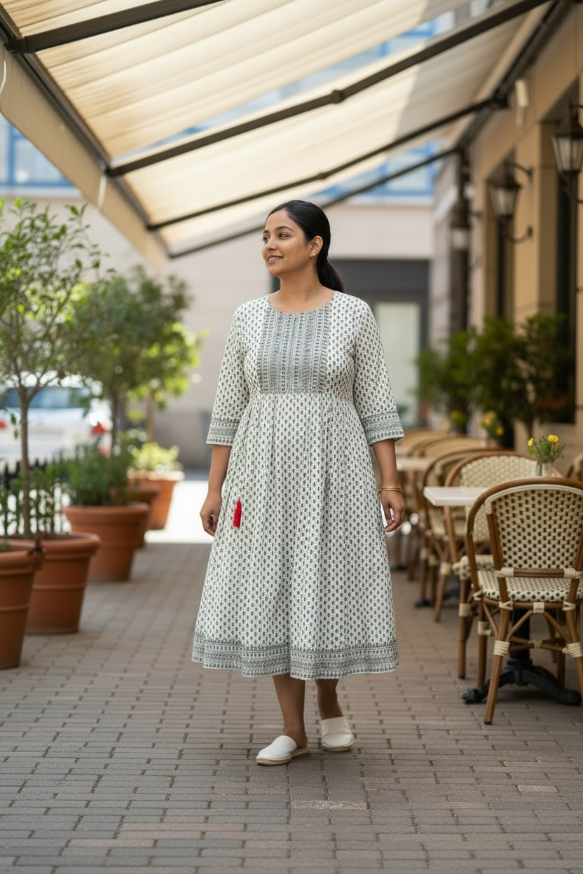 Jaipur cotton Kurti by Kurti Connection USA