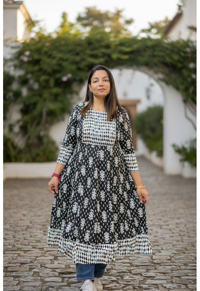 Jaipur cotton block printed Kurti