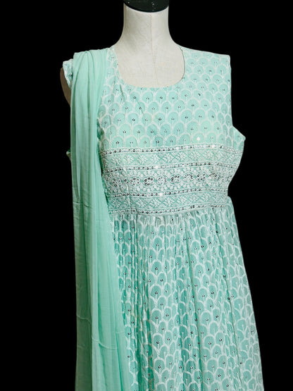 Chikankari Naira Kurti set by Kurti Connection USA