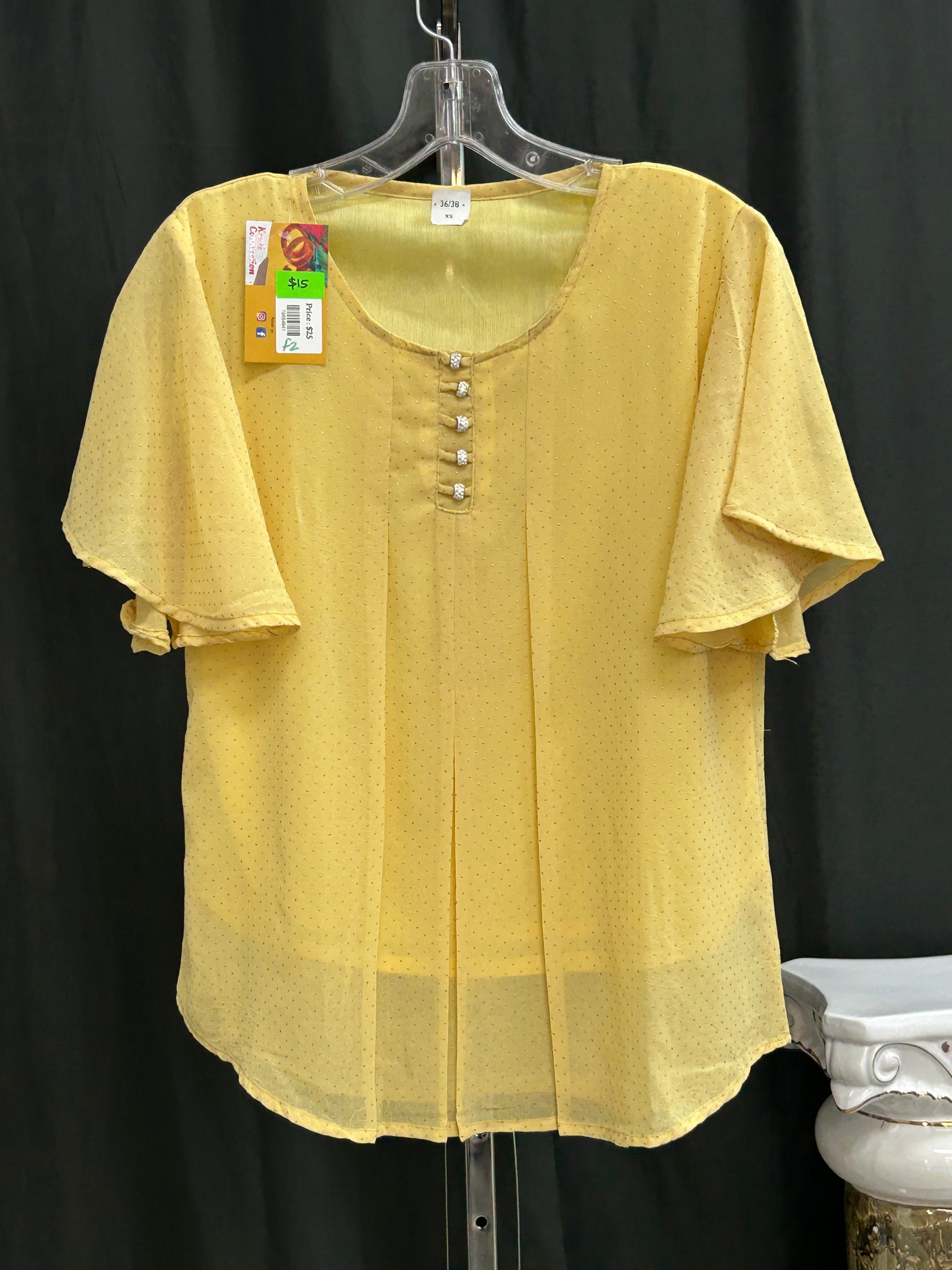 Chiffon top : clearance by Kurti Connection USA