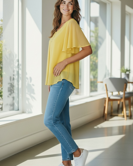 Chiffon top : clearance